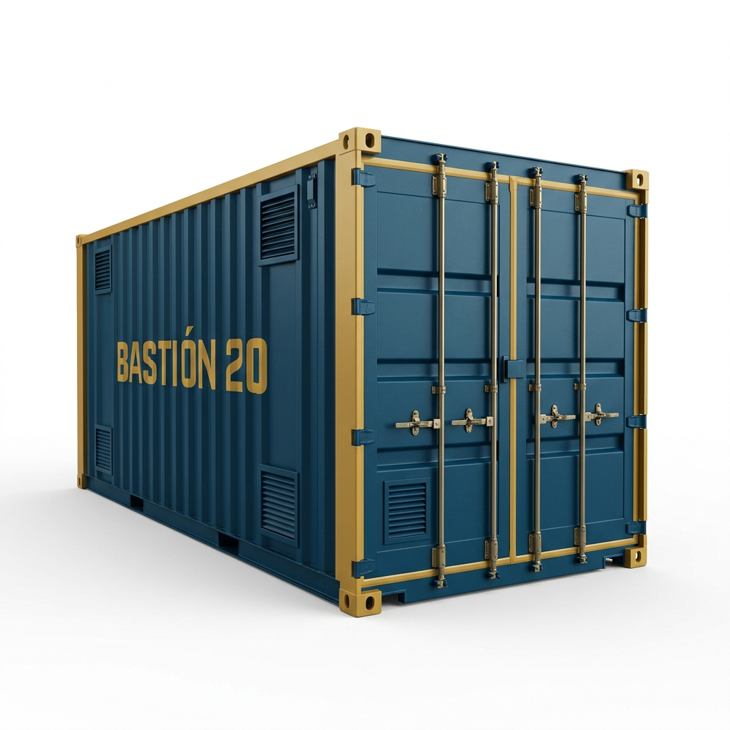 Bastión 20 — 20-foot deployable infrastructure container