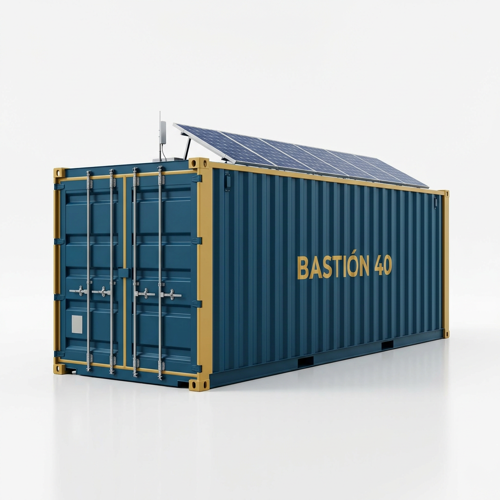 Bastión 40 — 40-foot high-cube federal-grade infrastructure container